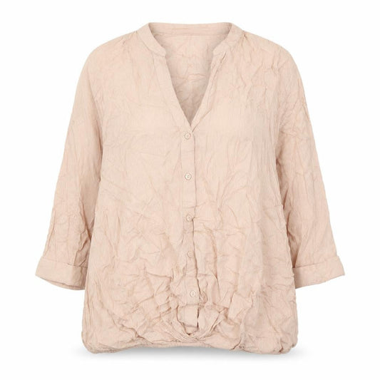 Marks & Spencer Women’s Beige Size 12 Tunic Button-Up Blouse