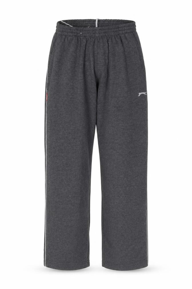 Slazenger Men's Grey Sweatpants S Regular Fit Elastic Waist