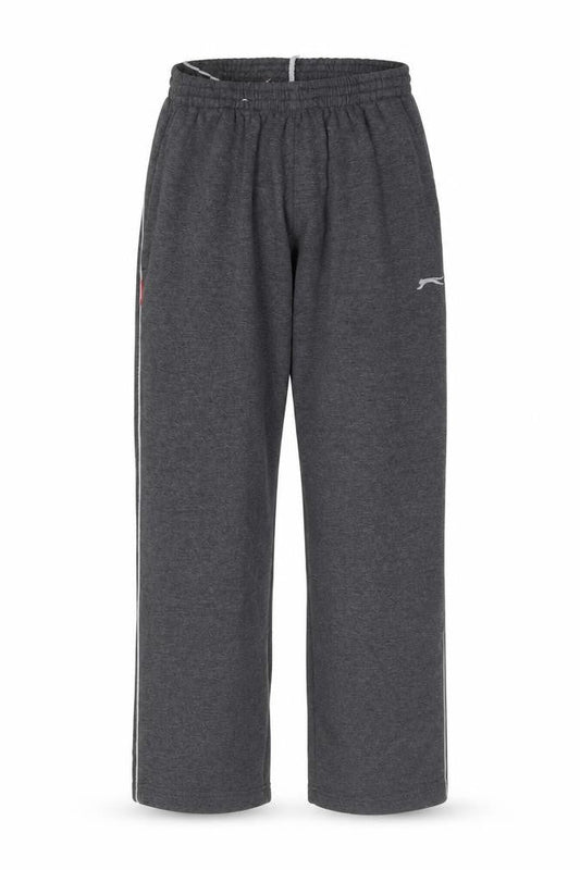 Slazenger Men's Grey Sweatpants S Regular Fit Elastic Waist