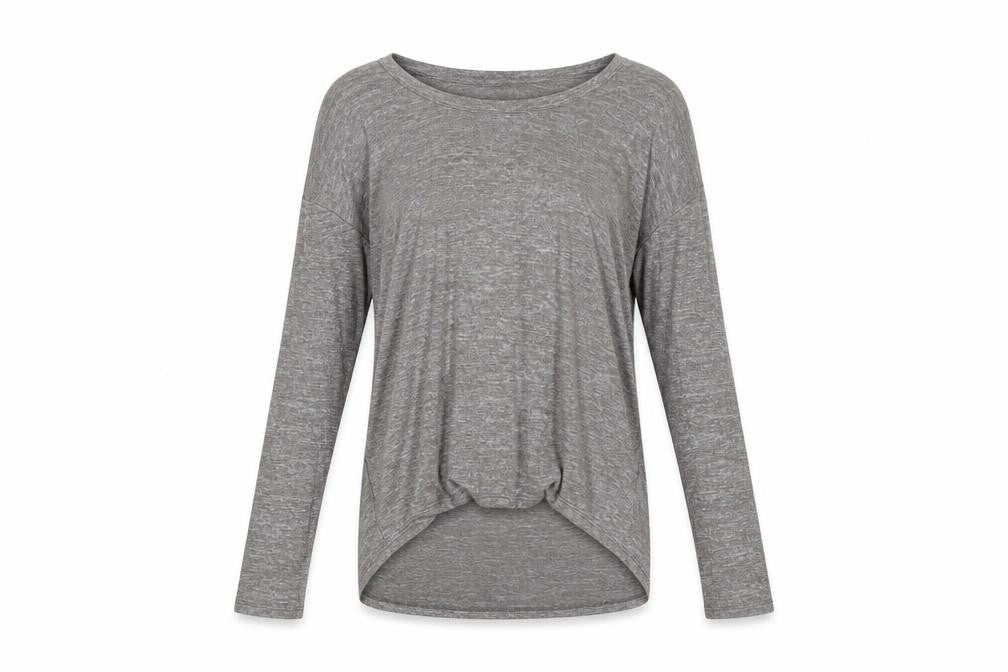 Gap Women’s Grey Scoop Neck Pullover Jumper Size M Long Sleeve