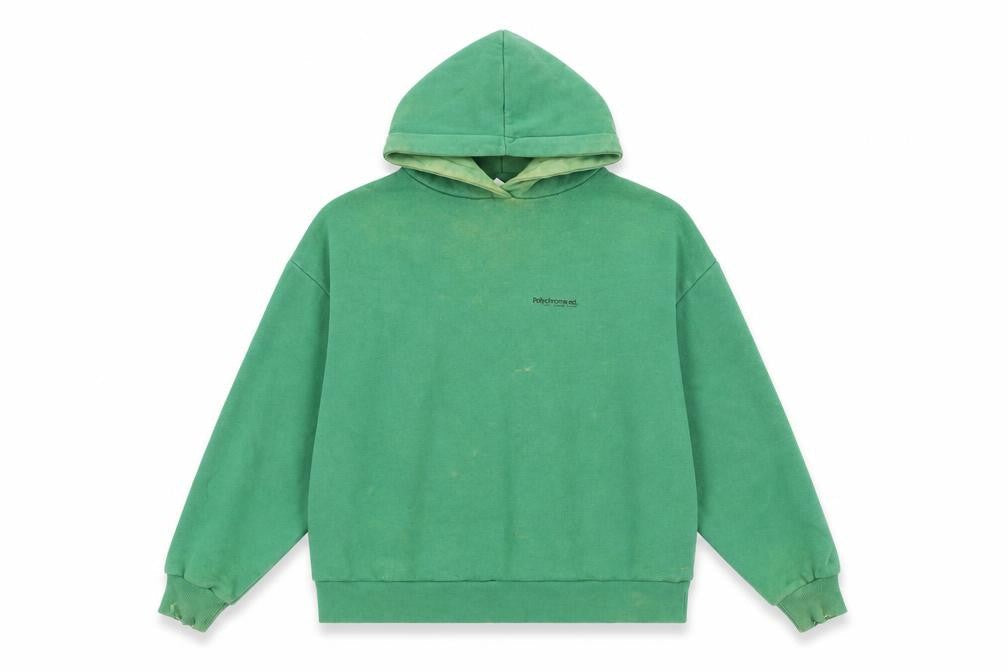 Pull&Bear Womens Green XS Pullover Hoodie Cotton Blend Casual