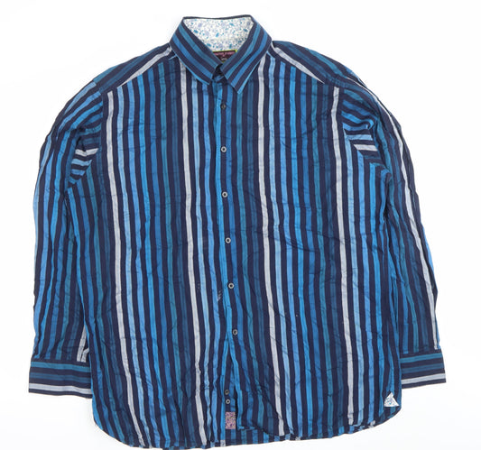 Marks & Spencer Men’s Blue Striped XL 44/46 Dress Shirt