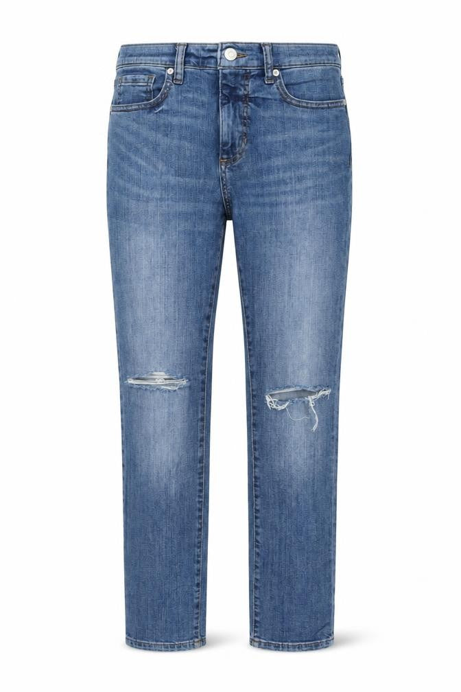 Banana Republic Womens Blue Straight Leg Jeans Size 29 Distressed