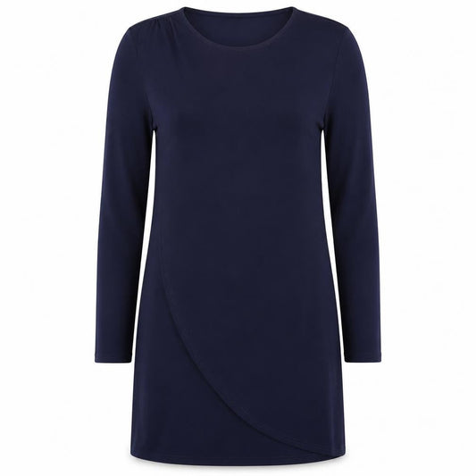Frank Usher Women’s Blue Size 14 Sheath Knee Length Jersey Dress