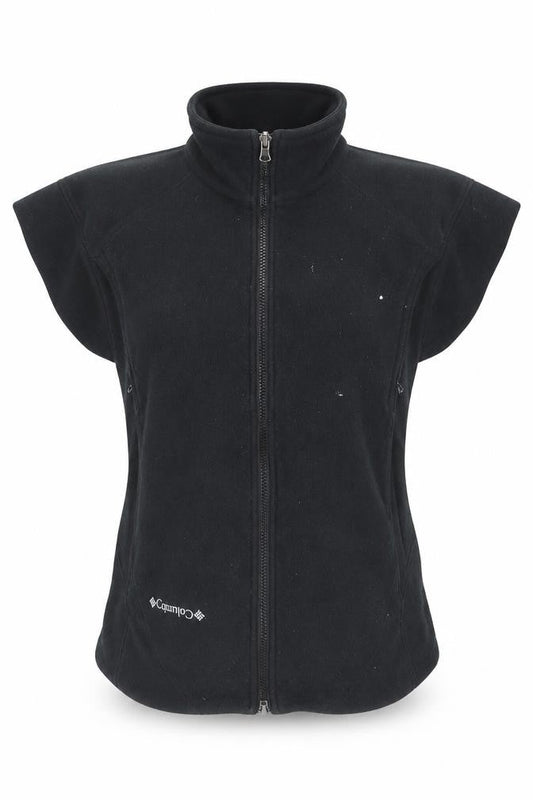 Columbia Women’s Black Fleece Jacket Size M Full Zip Outdoor