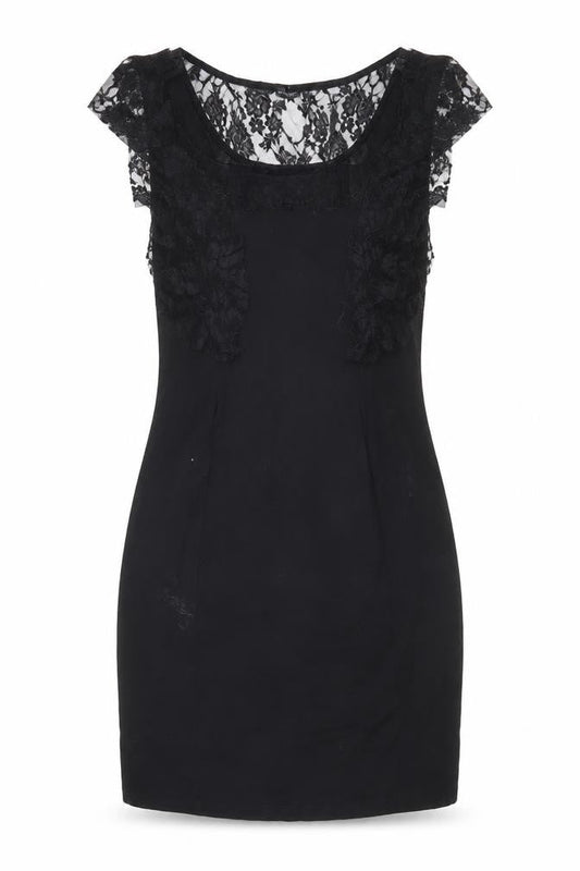 Next Women’s Black Lace Sheath Cocktail Party Dress Size 10