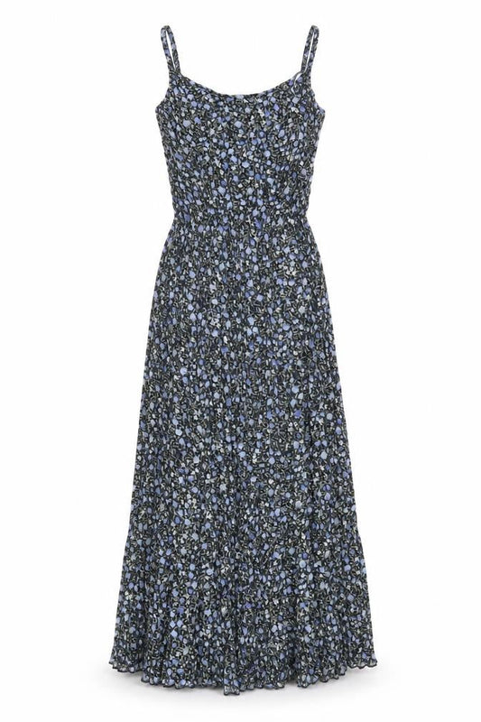 Marks & Spencer Womens Retro Floral Slip Midi Dress Size 8