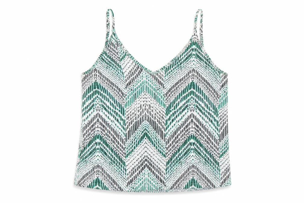 H&M Womens Multicoloured Geometric Tank Top Size S Spaghetti Straps