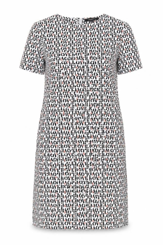 Primark Women’s Multicoloured Geometric Shift Dress Size 10