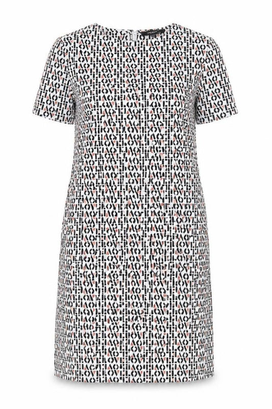 Primark Women’s Multicoloured Geometric Shift Dress Size 10