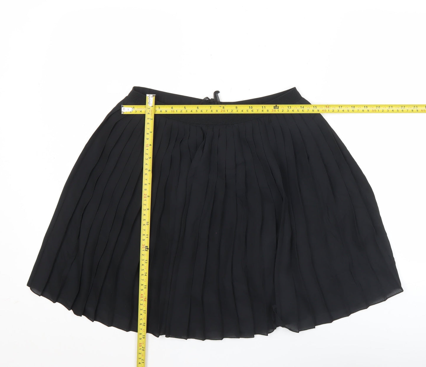 Uniqlo Women’s Black Pleated Short Skirt Size M Polyester