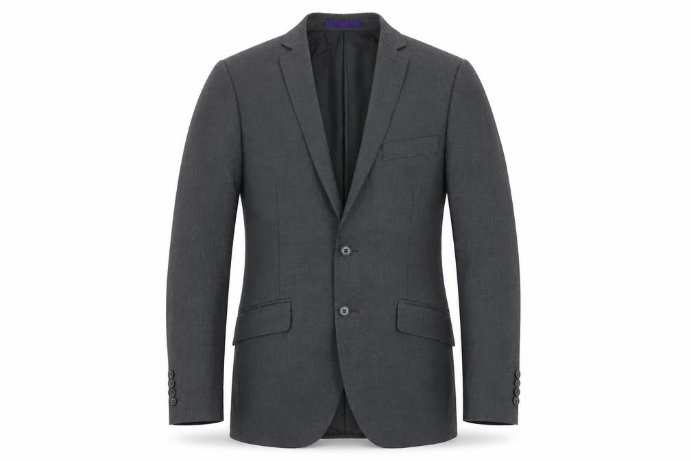 New Look Men’s Grey Blazer Jacket 36R Regular Fit Single Breasted