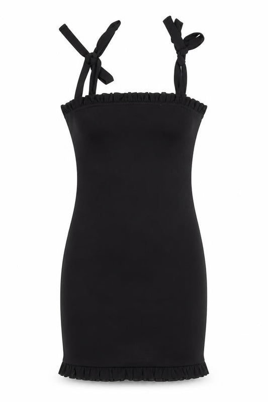 PRETTYLITTLETHING Women’s Black Size 6 Bodycon Mini Dress