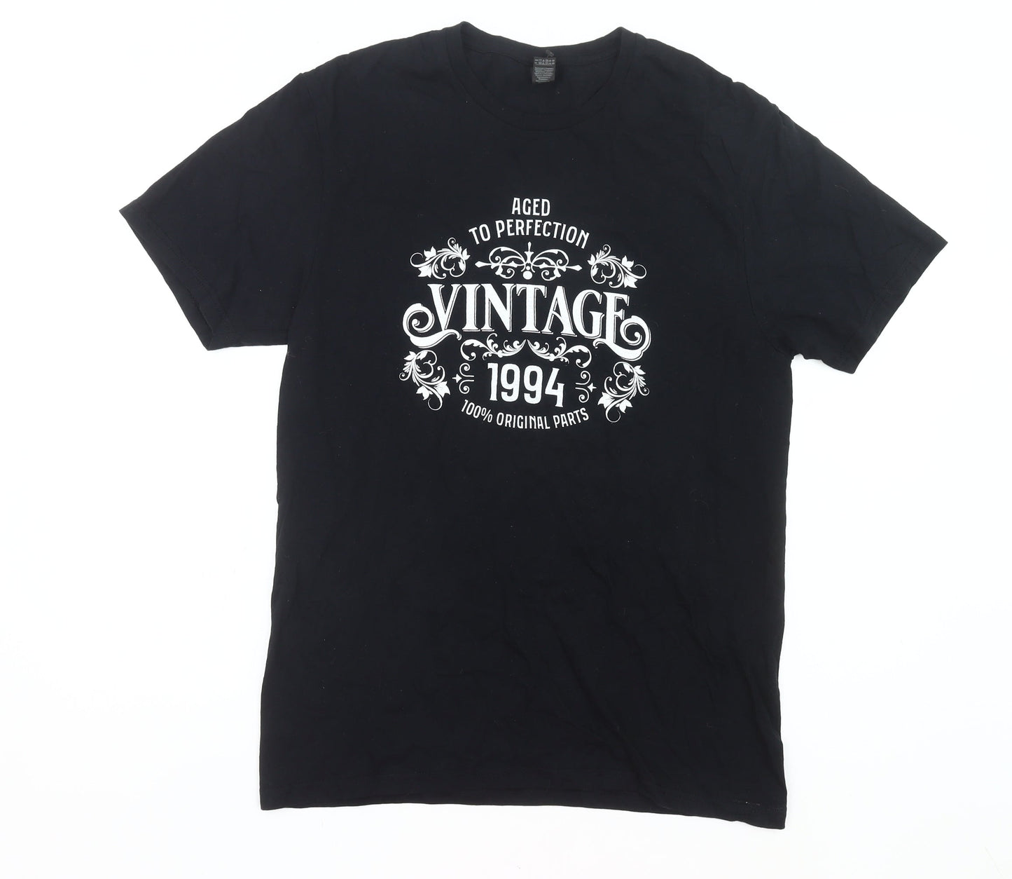 Gildan Men’s Black Medium Vintage 1994 Birthday Graphic T-Shirt