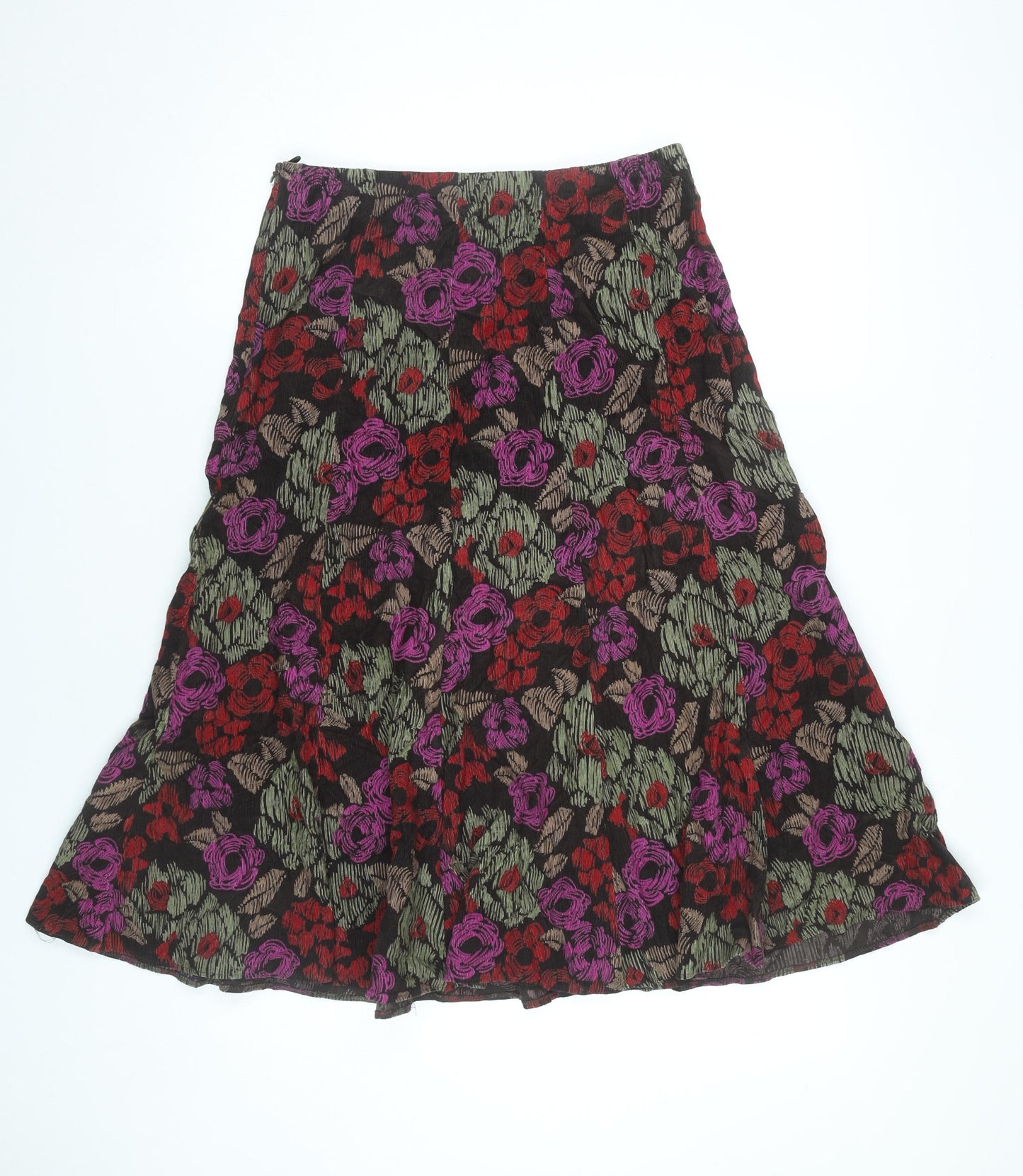 Marks and Spencer Womens Multicoloured Floral A-Line Skirt UK 10