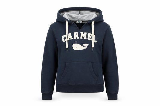 Blue 84 Women's Navy Pullover Hoodie Sweatshirt Size S Carmel Logo
