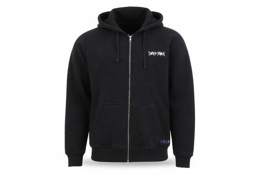 TOBEFRANK Men’s Black Full Zip Hoodie Size M Logo Graphic