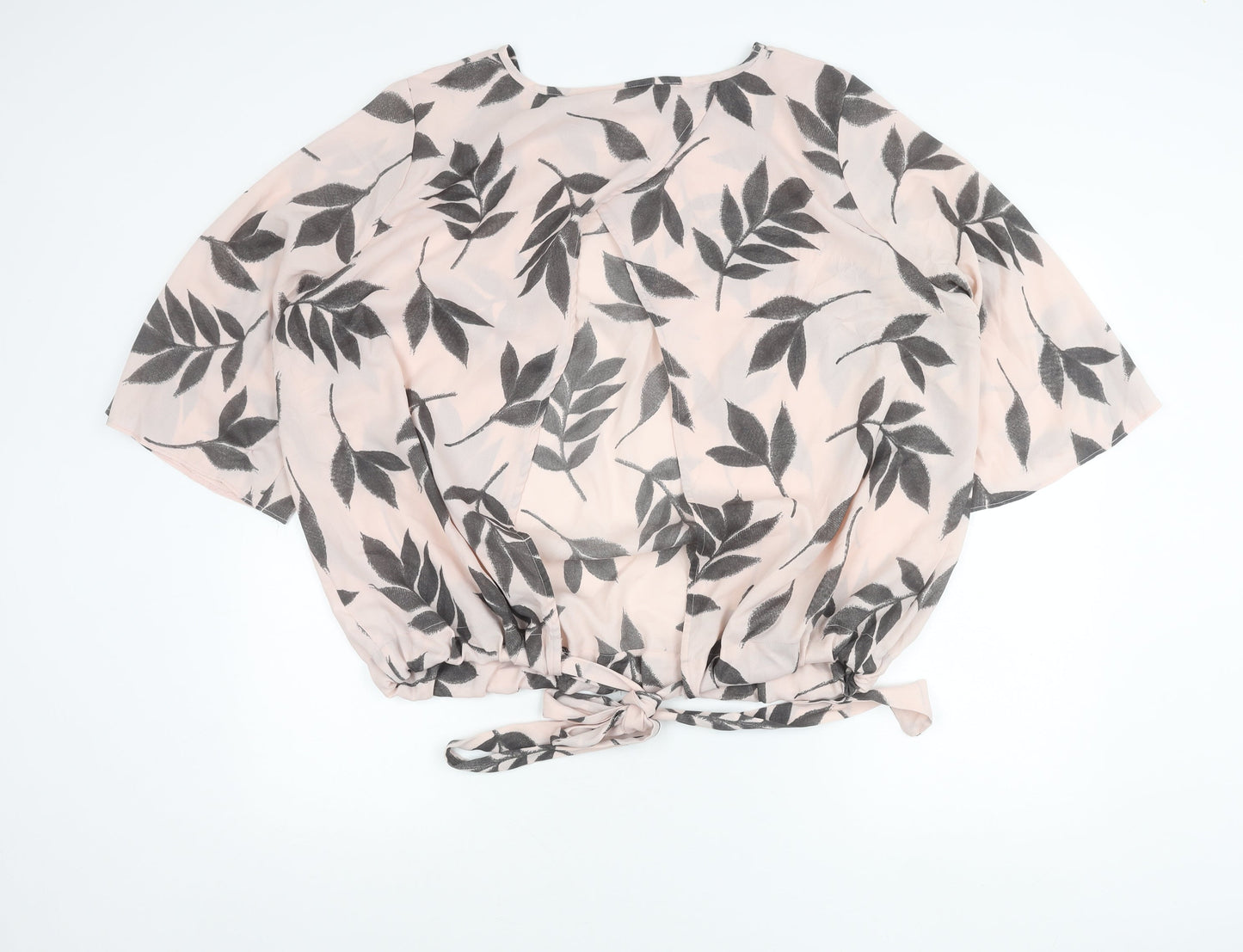 Simply Be Women’s Pink Floral Tunic Blouse UK 24 Plus Size 3/4 Sleeve