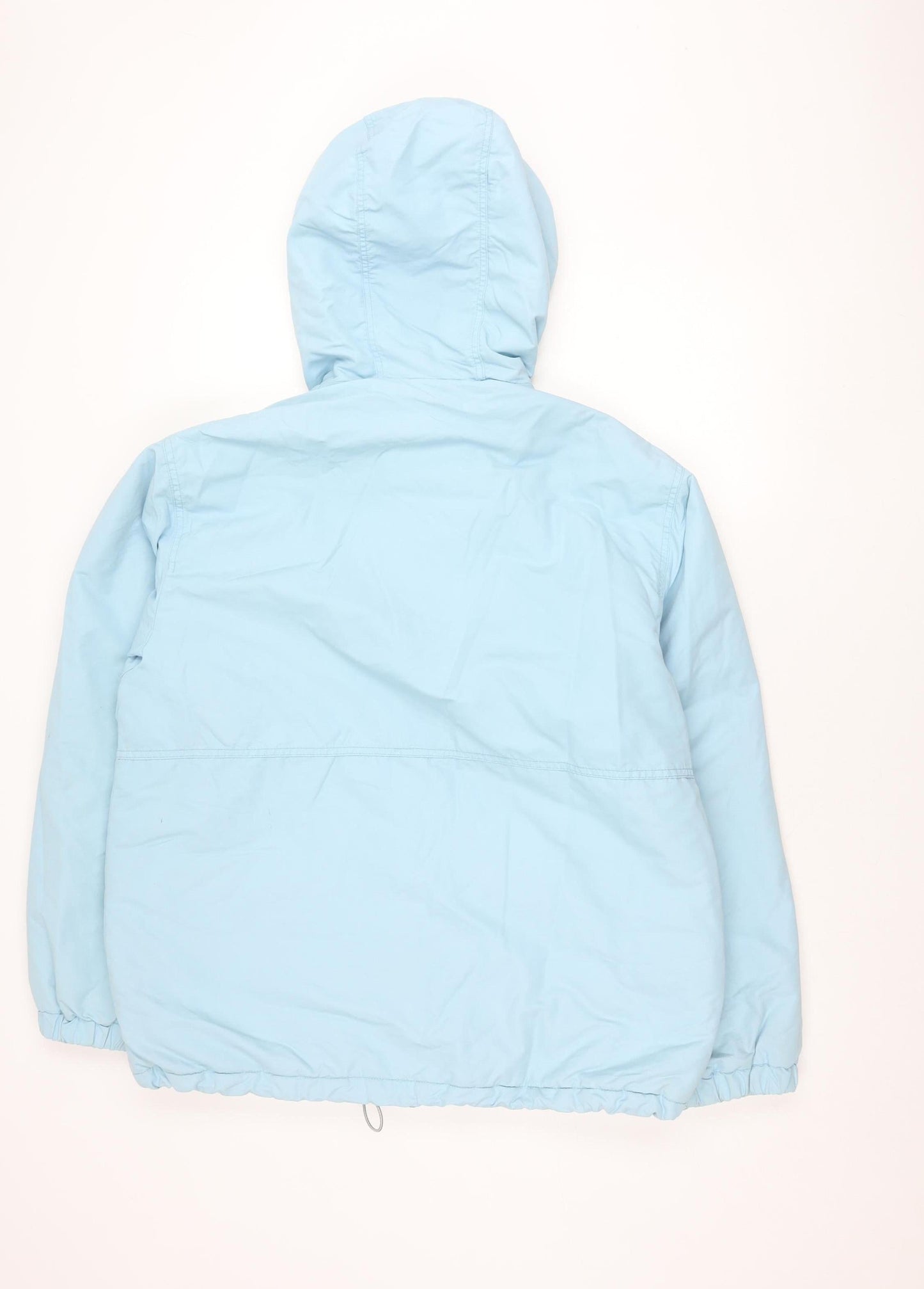 Killer Loop Womens Blue Hooded Puffer Jacket Size M Regular