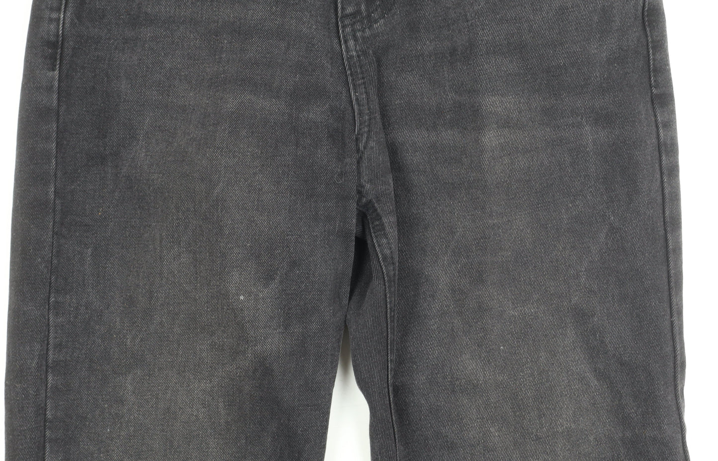 PrettyLittleThing Women’s Black Straight Jeans Size M Mid Rise