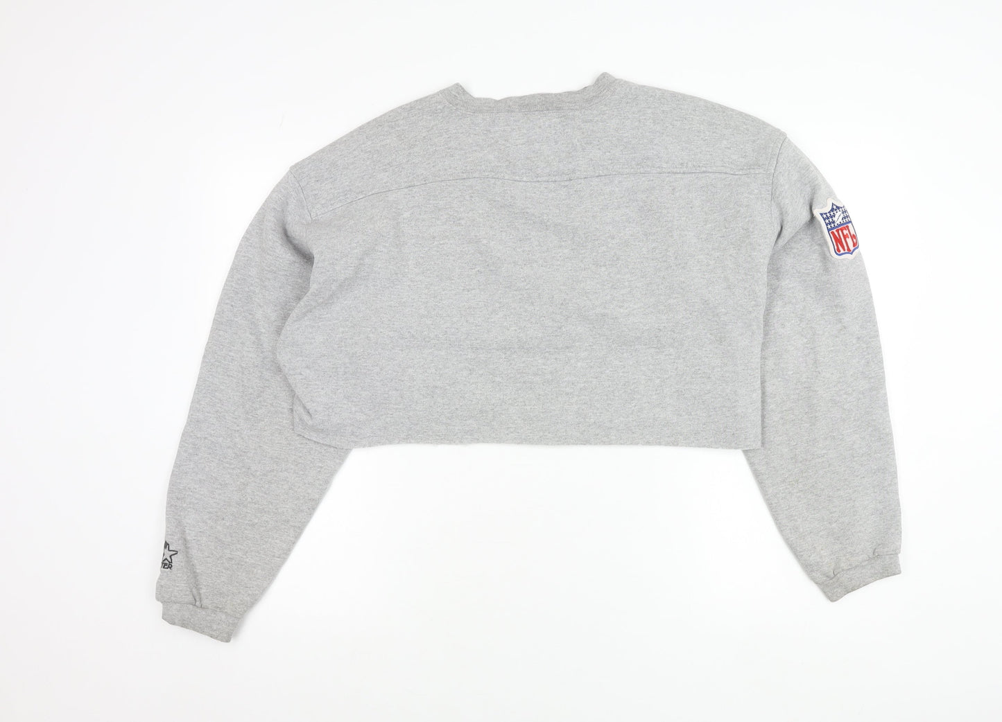 Starter Womens Grey L Pullover NFL Browns Vintage Sweatshirt