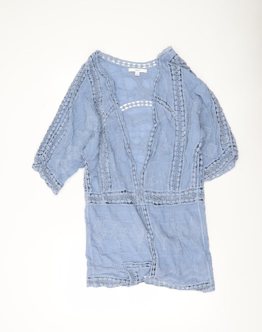 Next Women’s Blue Crochet Lace Swim Cover Up Size S