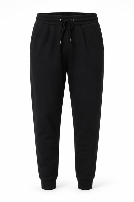 Jacamo Men’s Black Jogger Sweatpants Size 36 Regular Fit Tapered