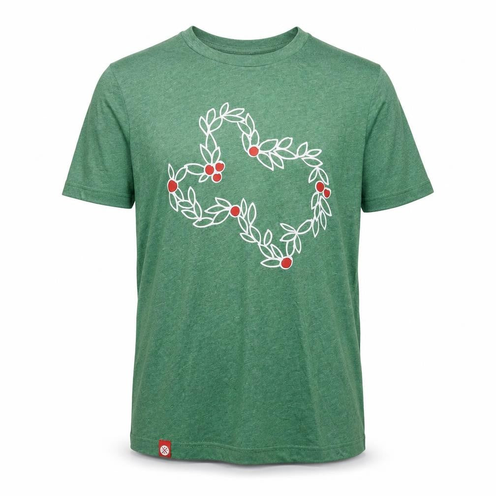 Tumbleweed TexStyles Men’s Green Graphic Flower Cotton Blend T-Shirt M