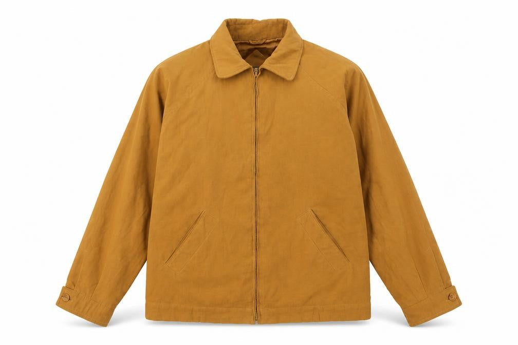 Weatherguard Men's Brown Polyester Nylon Zip Jacket Size S