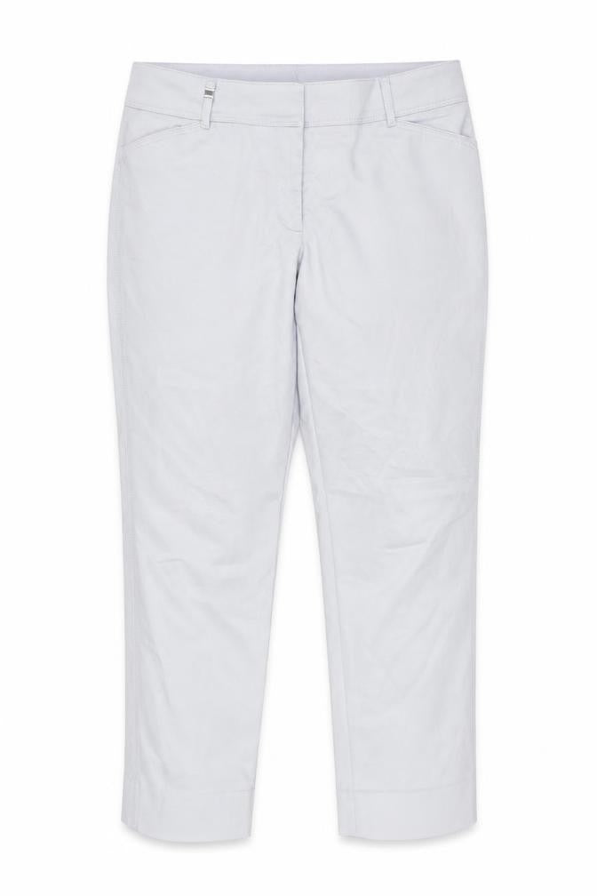 White House Black Market Women’s Grey Slim Ankle Trousers Size 12