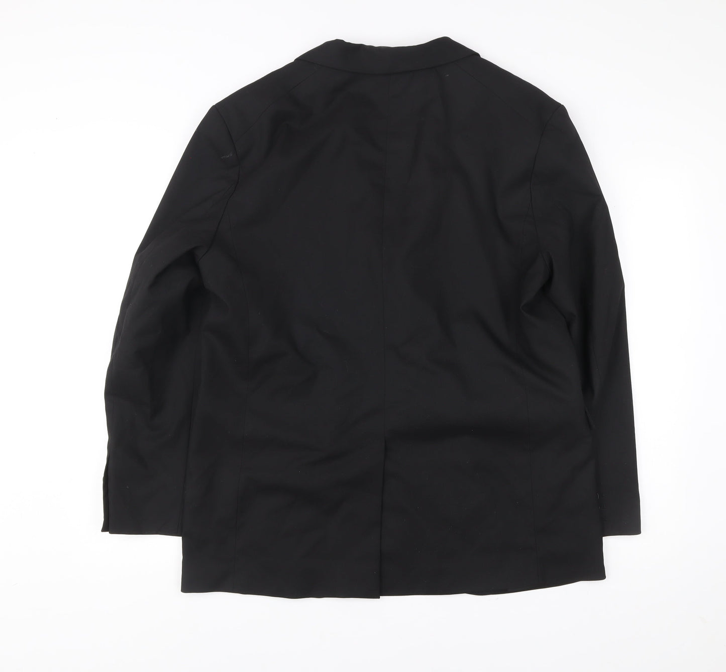 Monki Unisex Black Blazer Medium Chest Notch Lapel Jacket