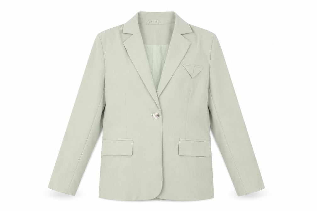 4th & Reckless Women’s Green Size 12 Single-Breasted Blazer Jacket