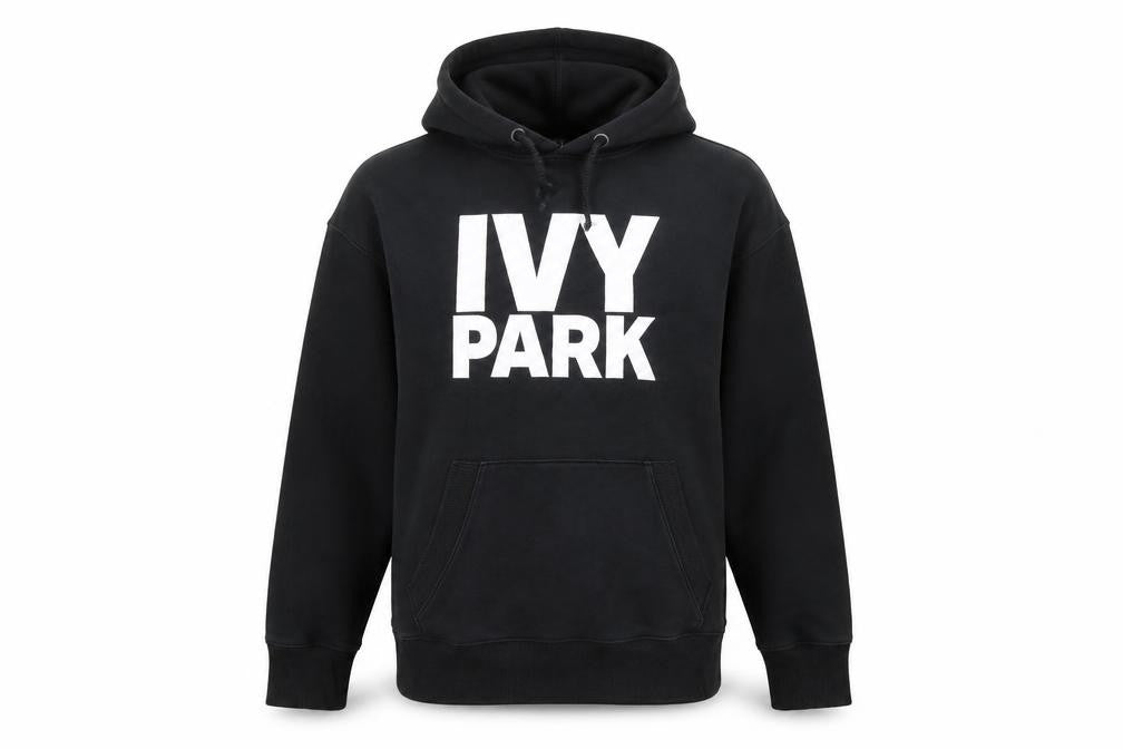IVY PARK Men’s Black Pullover Hoodie Small Logo Graphic Hooded Sweatshirt