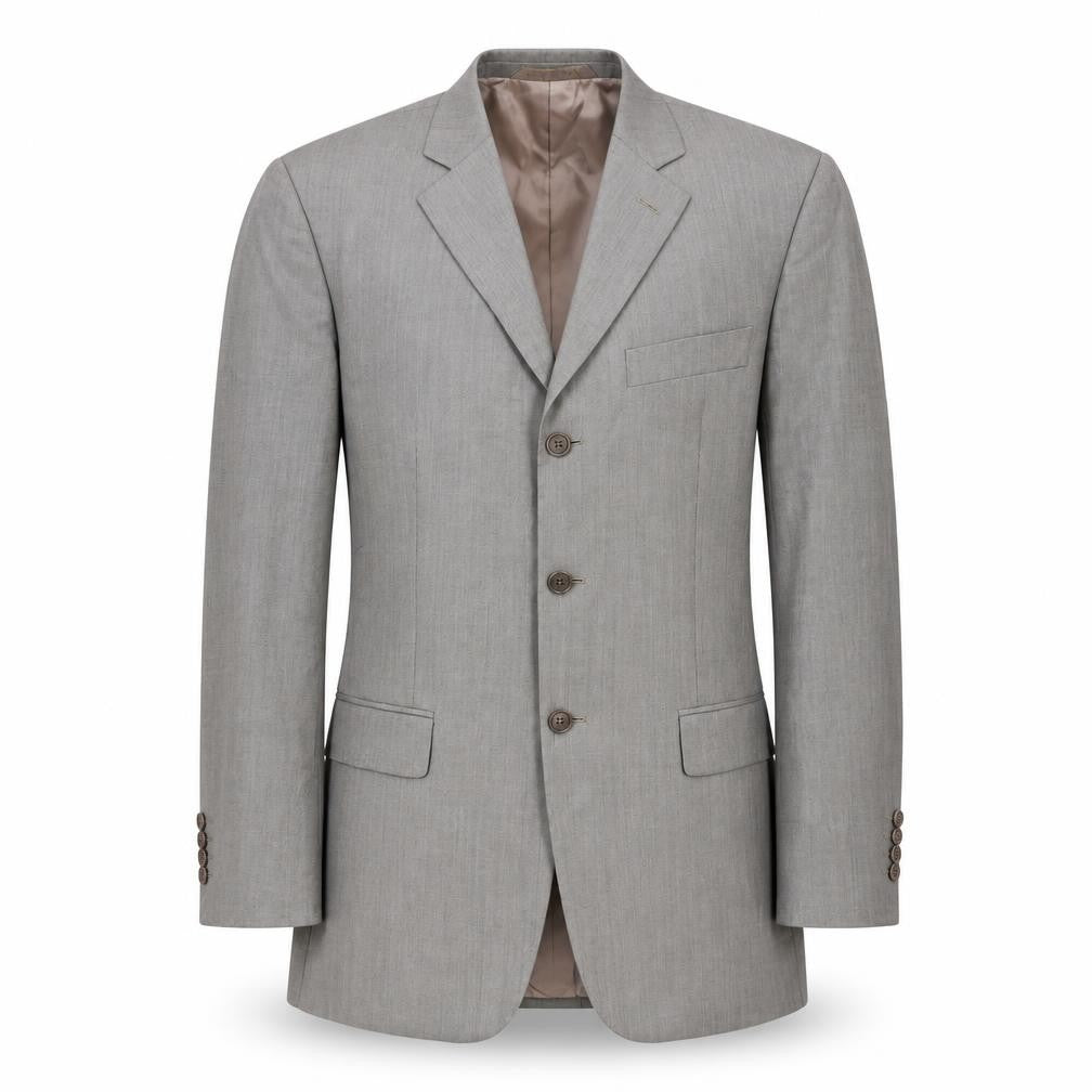 Marks & Spencer Men’s Grey Wool Suit Jacket Blazer 38 Chest