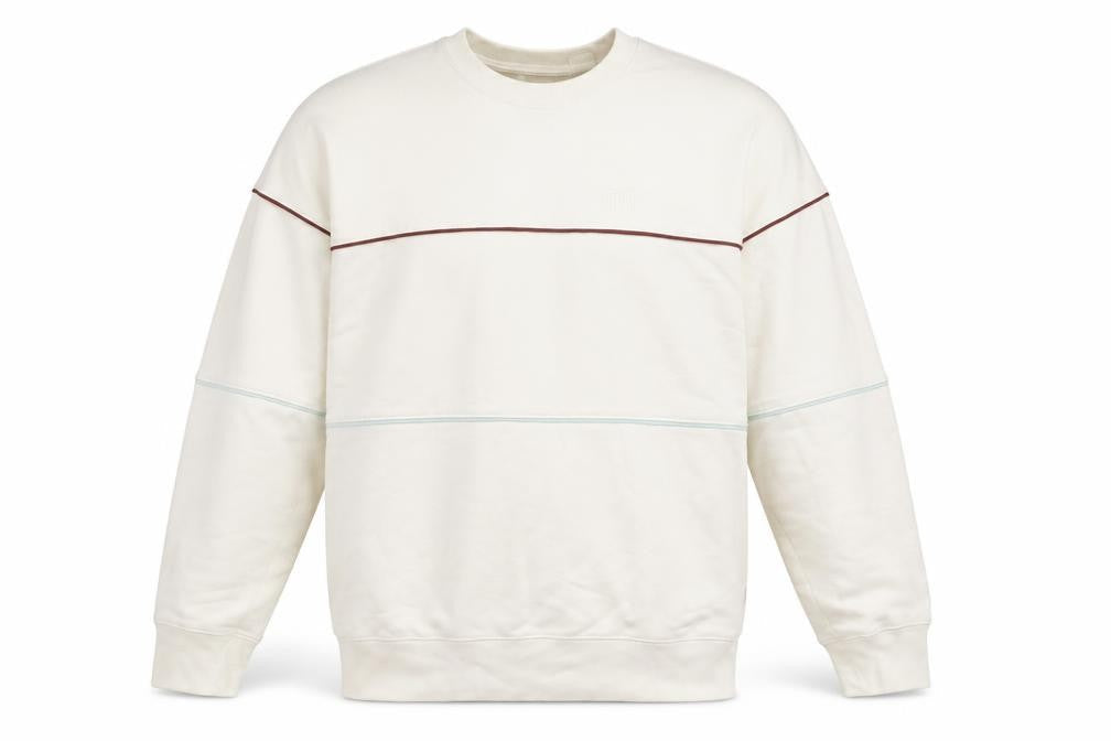 Levi's Men's Ivory M Relaxed Fit Crew Neck Sweatshirt
