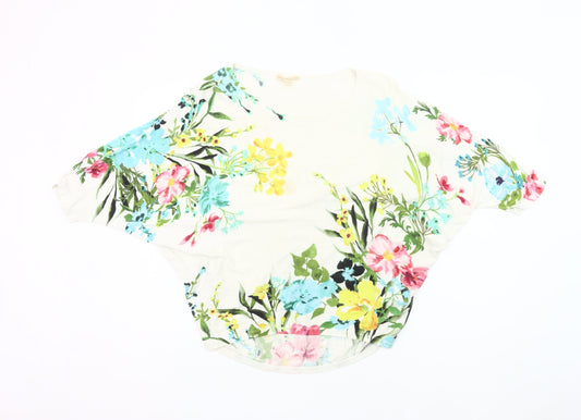 Phase Eight Womens Multicoloured Floral Cotton Tunic Blouse XS