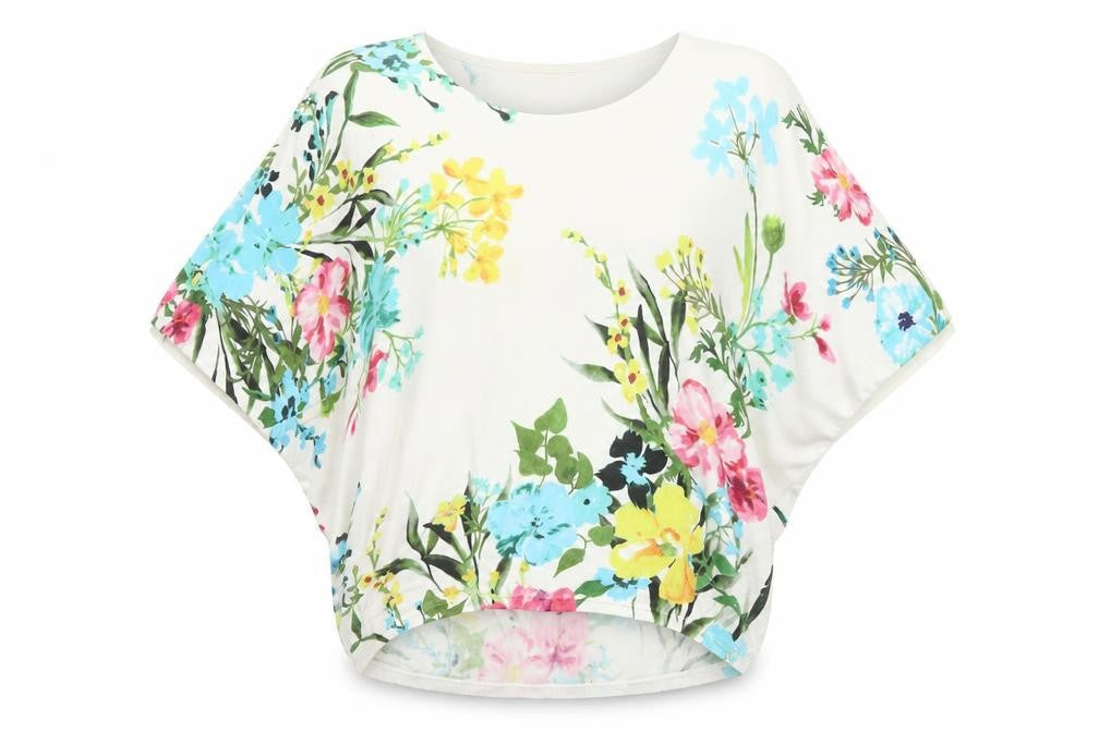Phase Eight Womens Multicoloured Floral Cotton Tunic Blouse XS