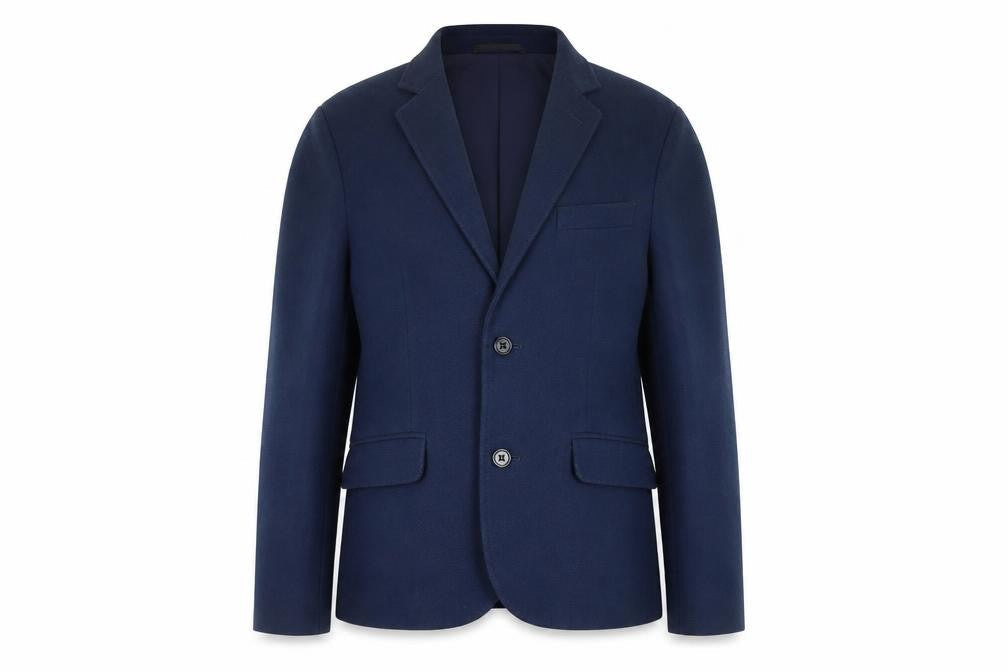 H&M Boys Blue Suit Jacket 10 Years Notch Lapel Single-Breasted Formal