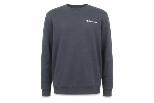 Champion Men’s Black Pullover Sweatshirt M Regular Crew Neck Logo