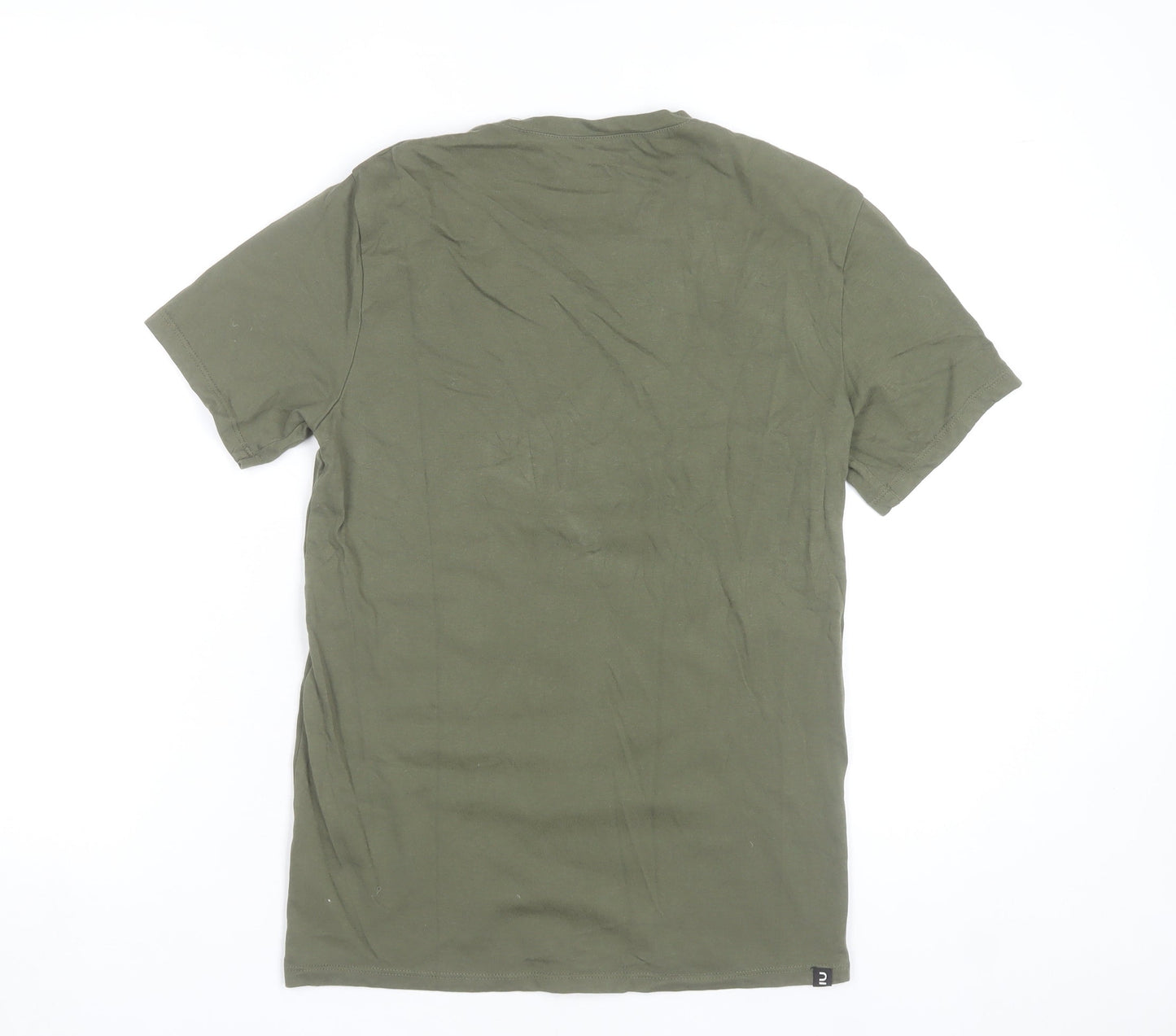 Decathlon Nyamba Men’s Green Slim Fit Graphic T-Shirt M