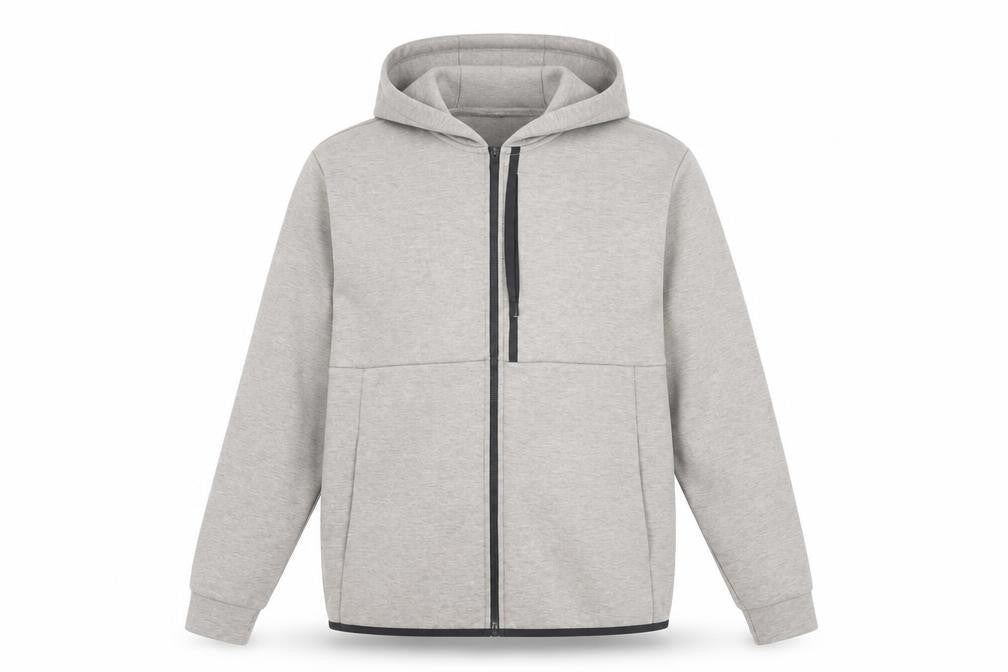 H&M Men’s Grey XL Full Zip Hoodie Jacket with Hood