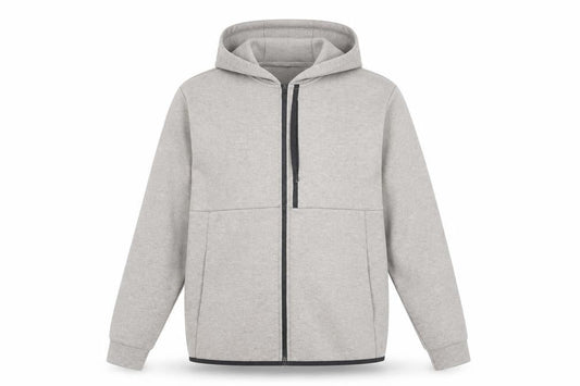 H&M Men’s Grey XL Full Zip Hoodie Jacket with Hood