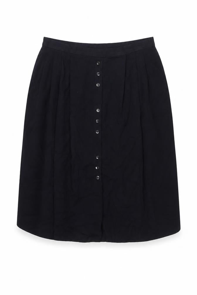 Marks & Spencer Women’s Dark Navy Viscose Knee Length Skirt UK 20