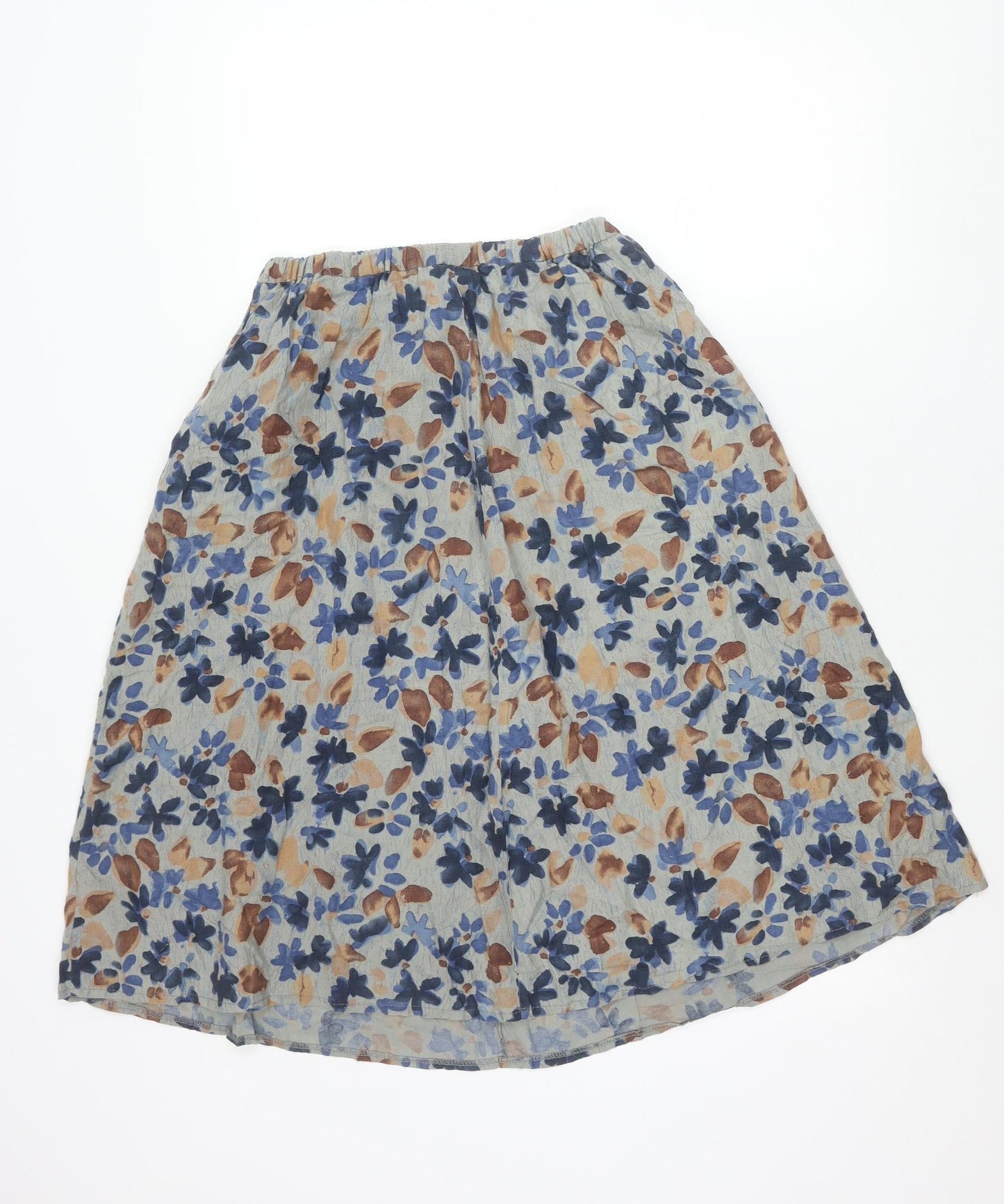 Carr & Westley Womens Size 14 Multicoloured Floral A-Line Knee Length Skirt