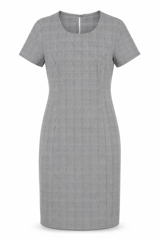 Apricot Women’s Grey Check Sheath Dress Size 12 Workwear