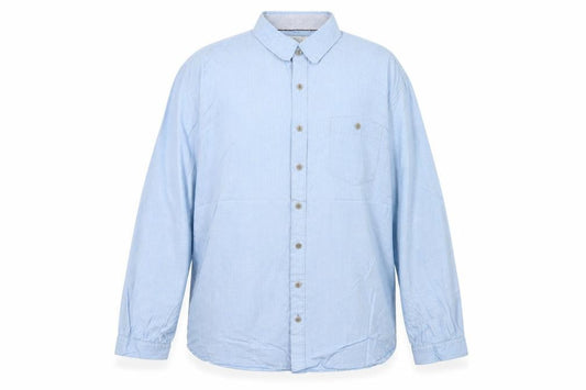 Williams & Brown Men's Blue XL Button-Up Long Sleeve Shirt