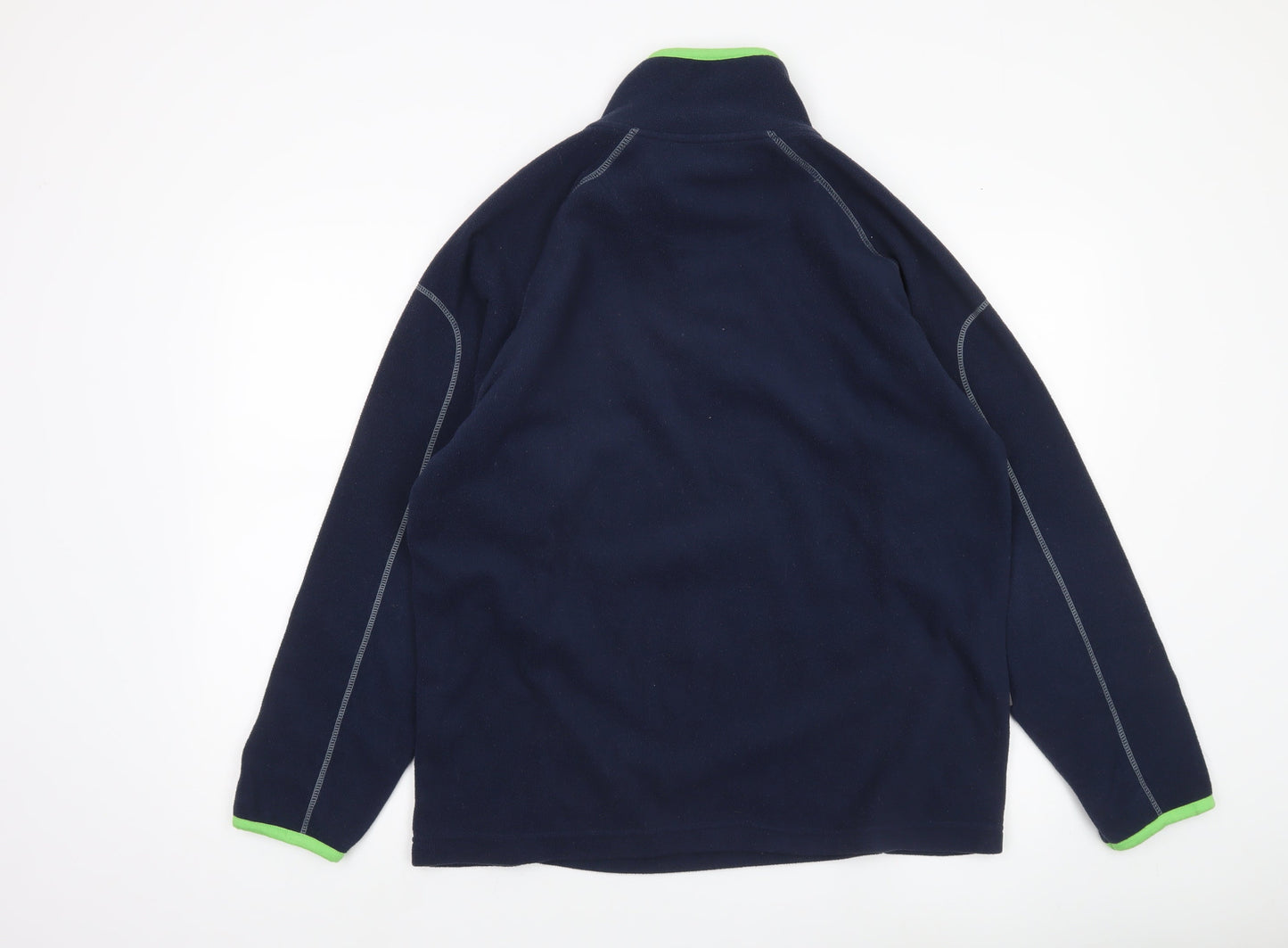 Granite Outdoors Men’s Blue Fleece Sweatshirt M 1/4 Zip Pullover