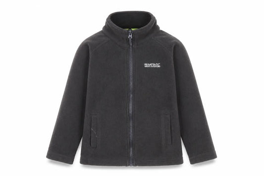 Regatta Boys Grey Fleece Jacket 5-6 Years Full Zip Outdoor Coat