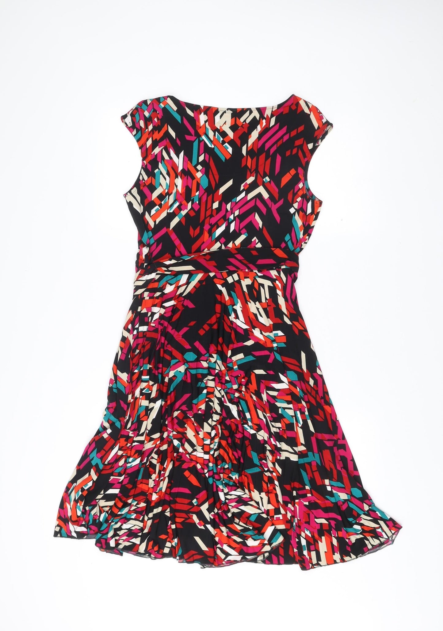 Marks and Spencer Women’s Multicoloured Size 12 Fit & Flare Dress