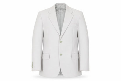 Nicholas Rowe Mens Beige 40 Chest Wool Blend Blazer Jacket
